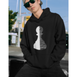 Slogan Piyonu Erkek Hoodie