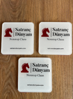 3'lü Bardak Altlığı (Satranç Dünyam)