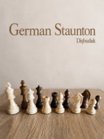 “German Staunton” Ahşap Satranç Taşları (Dişbudak ve Ceviz)