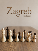 "Zagreb Evolved" Ahşap Satranç Taşları (Dişbudak ve Ceviz)