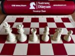 Satranç Dünyam Profesyonel Satranç Takımı Kırmızı Seri (Şah Boyu 95mm) - Görsel 2
