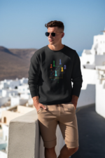 Satranç Temalı Erkek Sweatshirt – 4 Farklı Tasarım - Görsel 4