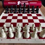 Satranç Dünyam Profesyonel Satranç Takımı Kırmızı Seri (Şah Boyu 95mm)
