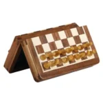 Ahşap Mıknatıslı Satranç Takımı (26×26cm)