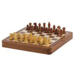 Ahşap Mıknatıslı Satranç Takımı (26×26cm) - Görsel 5