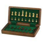 Ahşap Mıknatıslı Satranç Takımı (26×26cm) - Görsel 4